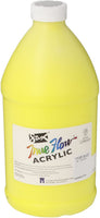 Sax 439277 True Flow Pintura acrílica para cuerpo pesado, 1/2 galón, amarillo cromado - Arteztik
