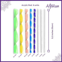 ARTENIUM Mandala Dotting Tools, Dotting Mandalas Herramientas incluidas, Mandala Painting Kit, Incluye madera Pebble, Mandala Stencil, Mandala Kit, Stone Painting Kit, Rocas para Pintura 22 Piezas - Arteztik
