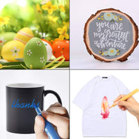 Bolígrafos de pintura acrílica para pintura de rocas, cerámica, vidrio, madera, tela, lienzo, tazas, suministros para manualidades de bricolaje, álbumes de recortes, tarjetas. Juego de rotuladores acrílicos - Arteztik
