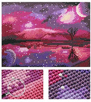 Kit de pintura de diamante 5D con perforación completa, pintura de bordado con diamantes de imitación para paisaje, arte para decoración de pared del hogar, 12 x 16 pulgadas (paisaje 3) - Arteztik

