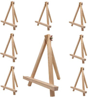 PYHK - Caballete de trípode de madera de pino natural de 9.0 in de alto, para pintura de artistas, bocetos, exhibición de trípode portátil - Arteztik
