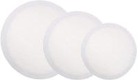 3 lienzos de algodón estirados en blanco y blanco, doble acrílico imprimado con marco de madera para pintar pintura acrílica para pintura al óleo, arte mojado para artistas. - Arteztik
