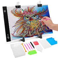 Caja de luz para pintura de diamante grande – B4 Tracing Light Pad – LED Board Tracer, 5D Diamond Dotz Kits para Weeding Vinyl, Art Drawing, Sketching, Animation, Kids Flipbooks, Stencil, Artist Gifts - Arteztik
