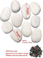 Lifetop - 60 piedras de pintura, piedras planas y suaves para manualidades, decoración, piedras grandes, medianas y pequeñas para pintar, escogidas a mano para pintar rocas - Arteztik
