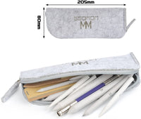 15 piezas tocones y Tortillions con juego de 2 piezas Papel de lija sacapuntas y 1 lápiz herramienta de extensión para Sketch Dibujo - Arteztik
