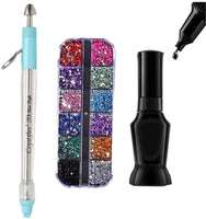 Bolígrafo mágico de pintura con diamantes de imitación 5D para pintura de punto de cruz, accesorios de bordado de doble cabeza, bolígrafo manual y diamantes de imitación, multifunción - Arteztik

