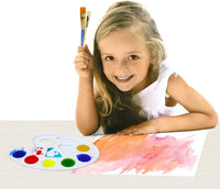 Pinceles de palé de pintura, paleta de pintura para niños, bandeja de pintura de pincel, paleta de pintura de aceite, juego de pinceles de pintura acrílica, 25 pinceles y 5 paletas de bandeja de pintura para niños y adultos para crear paleta de pintura de - Arteztik
