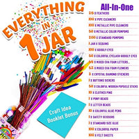 FunzBo Arts and Crafts Supplies for Kids - Craft Art Supply Kit for Toddlers Age 4 5 6 7 8 9 - All in One D.I.Y. Crafting Collage Arts Set for Kids (X-Large) - Arteztik
