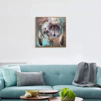 MXJSUA - Kit de pintura de diamante 5D por número, para manualidades y decoración de pared del hogar, 14.0 x 14.0 in - Arteztik
