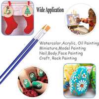 24 pinceles de pintura para niños. - Arteztik
