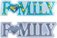 Thanksky - Moldes de resina de cristal, diseño único con letras de cristal, para decoración de interiores, decoración del hogar, arte de pared, para colgar en la pared (mezcla) - Arteztik
