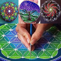 CSKB Juego de herramientas de punteado de mandala, kit de pintura de roca, herramientas de pintura de puntos para mandala, pintura de rocas, colorear, dibujo y dibujo, manualidades para niños - Arteztik
