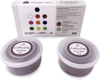 CraftyClay - Juego de 2 tazas de arcilla para modelar en seco al aire - Arteztik
