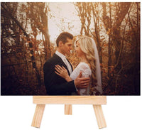 LinaLife - Caballete de madera, 10 unidades, 5.0 in, para artistas, caballete, triángulo, tarjetas, fotos, bodas, tarjetas de negocios, pintura, manualidades, dibujo, teléfono, fiestas, celebraciones - Arteztik
