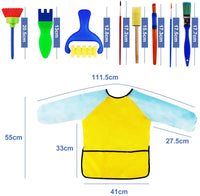 LiteBee Juego de pintura para niños de aprendizaje temprano, 42 piezas, kit de pintura divertido, para niños y niñas - Arteztik
