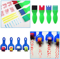 26 piezas de rodillos de pintura para niños, seguras, duraderas, para niños, herramientas de pintura para niños pequeños - Arteztik
