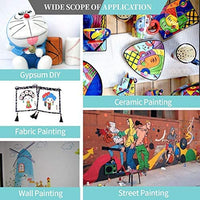 DerBlue Juego de 5 cuchillos de paleta de artista de acero inoxidable, espátula, paleta, cuchillo, rascador de mezcla, herramientas de arte delgadas y flexibles para pintura al óleo, mezcla acrílica, etc. - Arteztik
