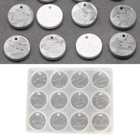 SUPVOX DIY Moldes de silicona para fundición artesanal resina epoxi DIY joyería colgante proyectos de arte moldes transparentes - Arteztik
