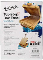 Mont Marte Caballete de mesa para pintura, caballetes de escritorio para niños, adultos y artistas, madera de haya - Arteztik
