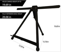 MEEDEN Juego de 42 piezas de pintura acrílica – Caballete de mesa de aluminio, 12 x 3.4 fl oz pinturas acrílicas, lienzo estirado, pinceles de pintura y paleta de plástico, regalo para niños y principiantes - Arteztik
