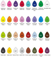 Paquete de 32 sellos de tinta para manualidades, resistentes a la decoloración, para álbumes de recortes, carteles, blocs de notas - Arteztik
