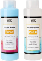 LET'S RESIN - Moldes de silicona para hacer moldes de silicona líquidos, proporción de mezcla 1:1, ideal para moldes de resina, moldes de silicona y manualidades. - Arteztik

