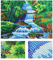 Kit de pintura de diamante 5D con perforación completa, pintura de bordado con diamantes de imitación para paisaje, arte para decoración de pared del hogar, 12 x 16 pulgadas (paisaje 3) - Arteztik
