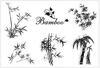 Sellos de silicona transparente de bambú para manualidades, álbumes de recortes, decoración de fotos, bricolaje, tarjetas, etc., Style 1, M - Arteztik
