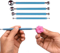 Juego de 35 herramientas de punteado de mandala con una bolsa de almacenamiento impermeable para pintar rocas para colorear dibujo, bricolaje, arte de uñas, arcilla de cerámica, modelado - Arteztik
