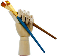 US Art Supply artista maniquí de madera articulado Manikin (7" Izquierda Mano de dibujo) - Arteztik
