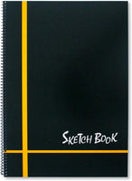 Cuaderno de bocetos de doble cara de 8.3 x 11.8 in, 18 hojas, tapa dura, papel de dibujo duradero, ideal para niños y adultos, fabricado en Japón, calidad premium - Arteztik
