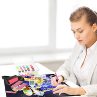SENHAI 75 piezas 5D Diamantes Herramientas de pintura, kits de accesorios con caja de bordado de diamante, rodillo de pintura y otras herramientas para adultos y niños - Arteztik
