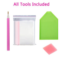 Kit de pintura de diamante para adultos, 5D, para bricolaje, taladro, cristal, diamantes de imitación, bordado, punto de cruz, manualidades, lienzo, decoración de pared - Arteztik
