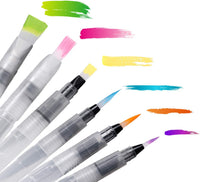 UPINS - Juego de 12 bolígrafos de acuarela para pintar rotuladores - Arteztik
