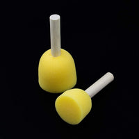 AUEAR, 40 Pack Round Paint Foam Sponge Brush Set Painting Tools for Kids DIY Painting and Crafts Yellow 5 Assorted Size - Arteztik
