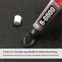 Papel de estraza para pintura de diamantes, 100 piezas (9,9 x 5,9 pulgadas) de repuesto de cubierta de pintura de diamante, con pegamento para pintura de diamantes, herramientas de pintura de diamante 5D y accesorios para adultos - Arteztik
