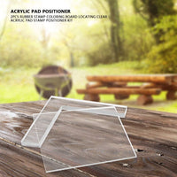 Sello de acrílico de goma para colorear tablero de colorear con almohadilla acrílica transparente para bricolaje kit de 2 piezas/juego - Arteztik
