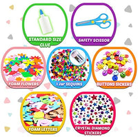 FunzBo Arts and Crafts Supplies for Kids - Craft Art Supply Kit for Toddlers Age 4 5 6 7 8 9 - All in One D.I.Y. Crafting Collage Arts Set for Kids (X-Large) - Arteztik

