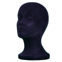2pcs a1pacific 11" como de terciopelo negro espuma de poliestireno maniquí Manikin cabeza peluca sombrero anteojos de la visualización - Arteztik

