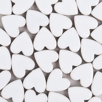 Azulejos de mosaico, 48 piezas de mosaico de vidrio, chips de mosaico, mosaico de vidrio texturizado, para decoración, manualidades, proyectos de arte, amor corazón 0.9 x 0.9 in - negro - Arteztik
