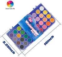 Juego de 36 sartenes de acuarela, juego de pintura de acuarela con 4 pinceles, fácil de mezclar colores, perfecto para niños y adultos - Arteztik
