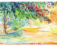 Papel de acuarela, blanco, 9 x 12 pulgadas, 50 hojas - Arteztik

