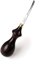 WUTA Beveler Pro - Cortador de bordes de piel (0.024 in, 1 pieza, kit de artesanía en cuero, mango de ébano DC53) - Arteztik

