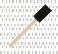 US Art Supply - Juego de pinceles de esponja de espuma para mango de madera, 25 unidades, ligero, duradero e ideal para acrílicos, manchas, barnices, manualidades, arte - Arteztik

