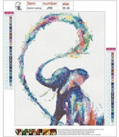 Ingzy - Kit de pintura de diamante de 3.9 x 4.7 in, kit completo de taladro, 5D, kit de bricolaje de bricolaje de diamantes de cristal, punto de cruz, mosaico, bordado, decoración de pared del hogar - Arteztik
