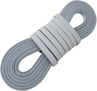 TOFL - Correas de piel de 2 piezas de 0.236 in de ancho y 72.0 in de largo, ideales para muchos propósitos (marrón medianoche) - Arteztik

