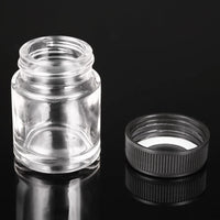 KKmoon 10pcs aerógrafo Botellas & de PP 3/4oz 22 cc Air Brush Botella tarros de vidrio con tapa de plástico (utilizando en aerógrafos - Arteztik
