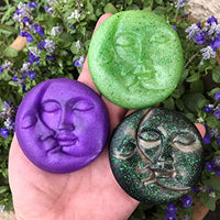 Molde de jabón de silicona para 4 cavidades Sun & Moon, molde de jabón de silicona para barra de loción casera, bombas de baño, arcilla polimérica, fabricación de resina DIY - Arteztik
