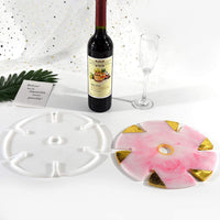 Richoose 2 moldes de silicona para soporte de vino – DIY gran estante de vidrio de vino molde de resina de 5 y 6 ranuras para mayordomo de vino, soporte de botella de vino, manualidades epoxi - Arteztik
