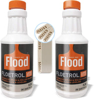 Floetrol - Medio para pintura acrílica | Botellas de 1 cuarto de galón (paquete de 2) | Aditivo Flotrol inundación | Paquete de 20 varillas de mezcla de madera Pixiss - Arteztik
